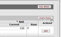 _Overview Import Lines button