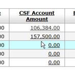 Account Status Base Funds Click Amount